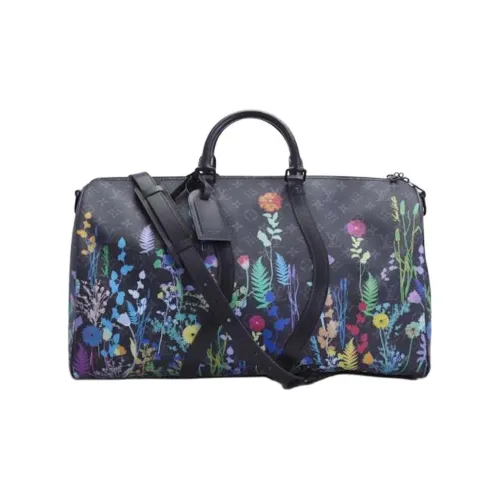 LOUIS VUITTON Keepall Bandouliere Monogram Eclipse 50 Foliage