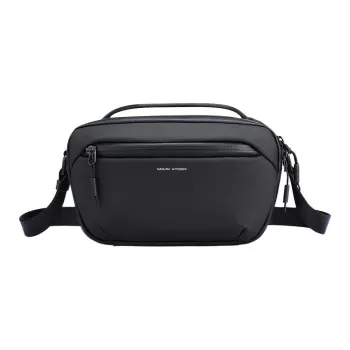 MARK RYDEN Nylon Trendy Shoulder Bag, Crossbody Bag, Handbag Regular Men's Elegant Black/Orchid Black/Olive Green