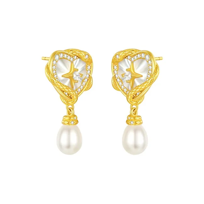 DESIGN CIRCLES S925 Silver Earrings Women's-5
