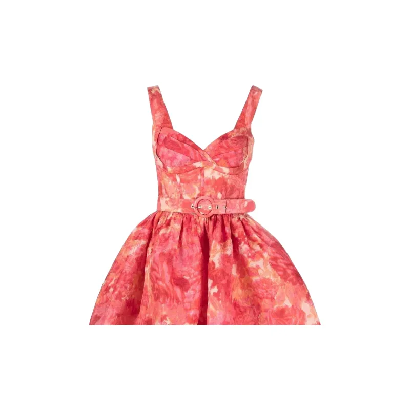 Zimmermann SS23 Sleeveless Dress Women's Red-4