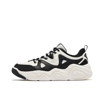 Erke Battery Panda 4.0 Durable Breathable Low Top Skateboard Shoes Men's Microcrystal White/Jet Black