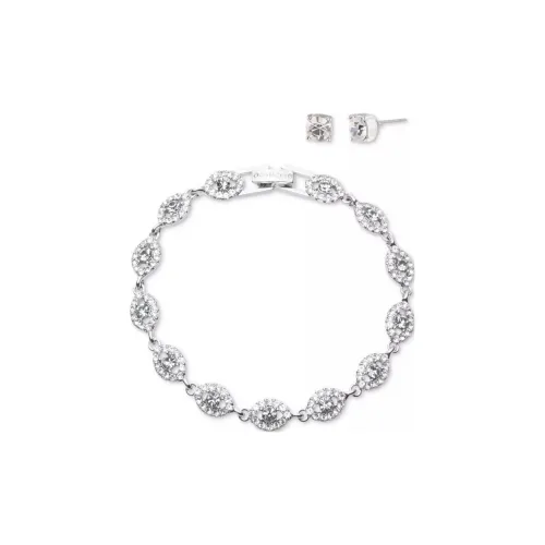 GIVENCHY Mixed Metal Bracelets Unisex Silver