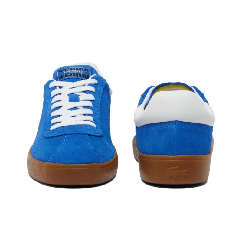 LACOSTE BASESHOT Low Top Skateboard Shoes Men's Blue-3