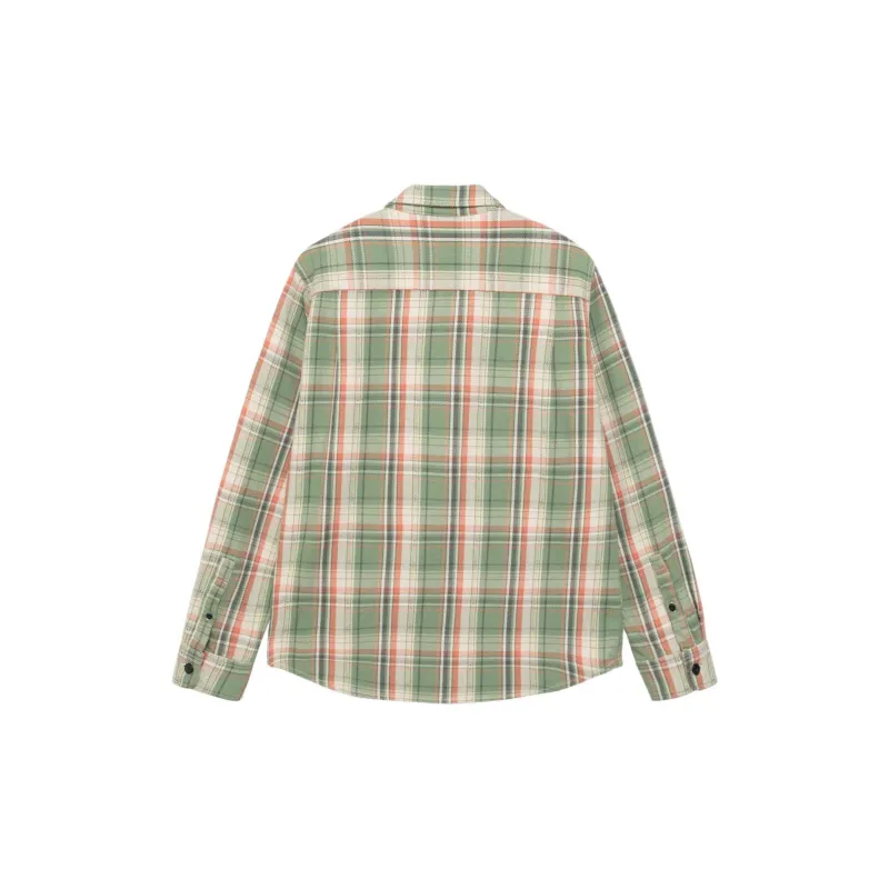 Stussy Dan Washed Cotton Plaid Shirt-6