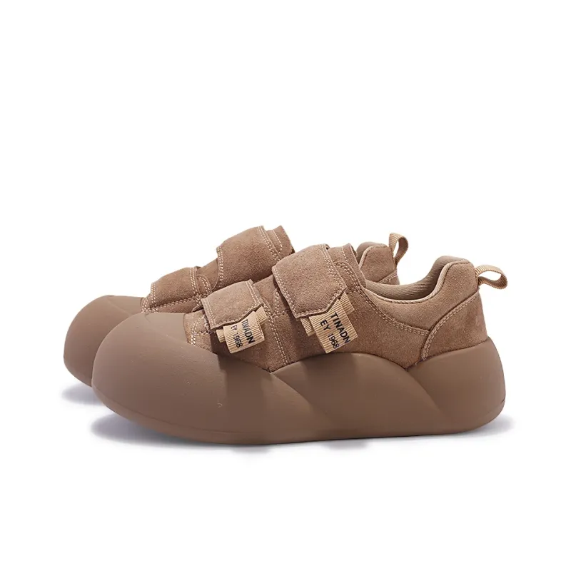 Shen Linsen Cushioning, Slip Resistant, And Abrasion Resistant Low Top Casual Shoes Women's Brown-2