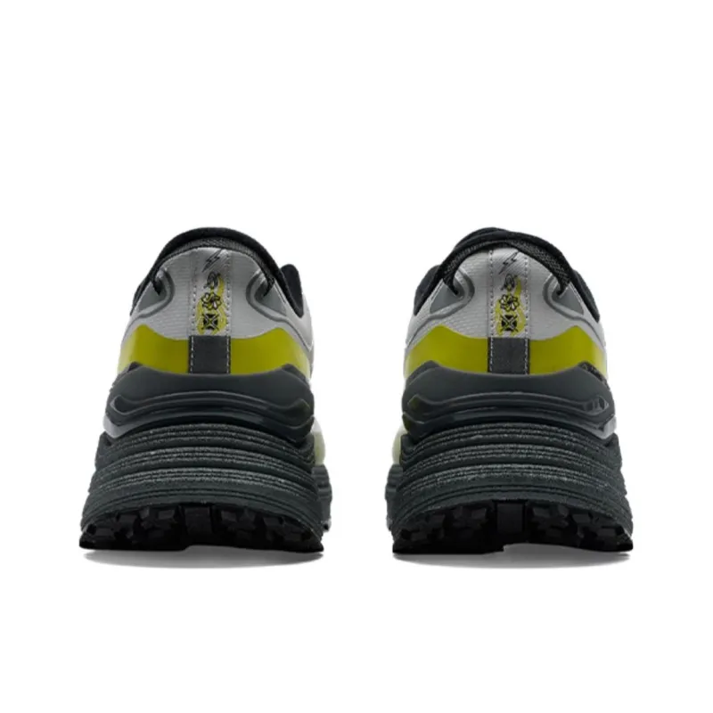 XTEP Wind And Fire Generation 28 Anti Slip Wear Resistant Low Top Running Shoes Men's Gray Green-3