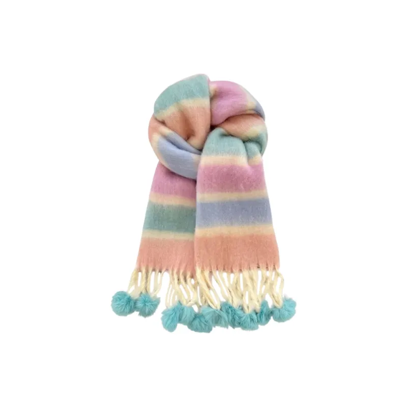 Yalu Polyester Knit Scarves Unisex Gift Box Set-2