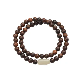 RIXIANGWAN Fragrance Agarwood Bracelets Unisex