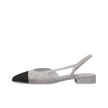 CHANEL 25C Pre Spring Vacation Collection Casual Single Shoes Women's Gray