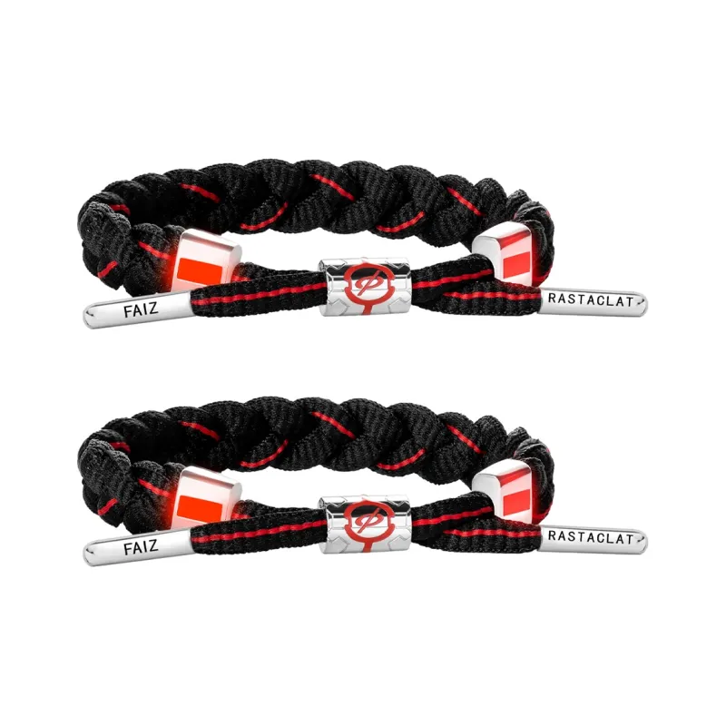 Rastaclat Polyester Small Lion Woven Bracelet Unisex-8