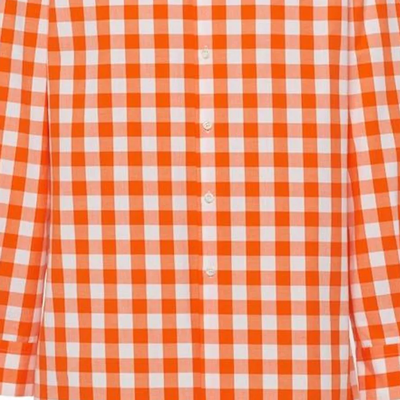PRADA Check Printed Buttoned Shirt-4