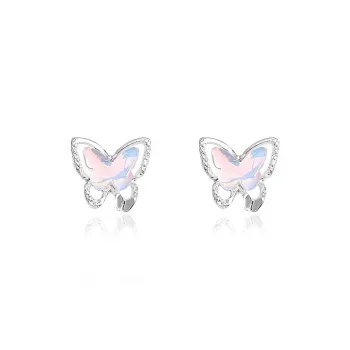 OFLY S925 Silver Stud Earrings Women's