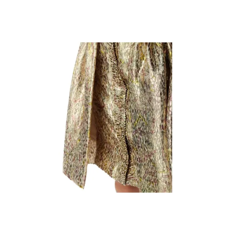 CHANEL Spring/Summer 2023 Casual Long Skirts Women's Gold-4