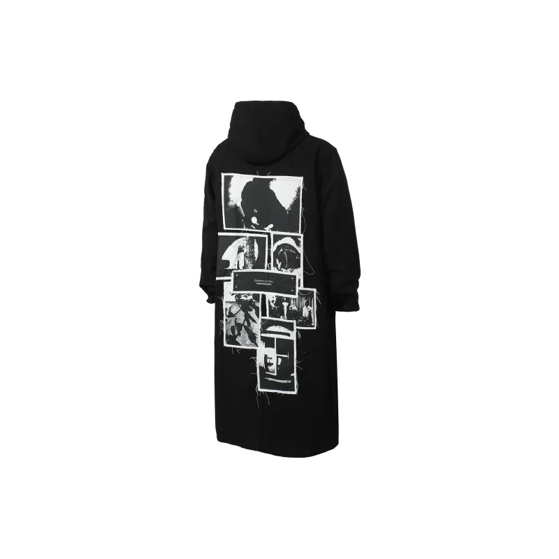 TERRA INCOGNITA Trench Coat Unisex Black-1