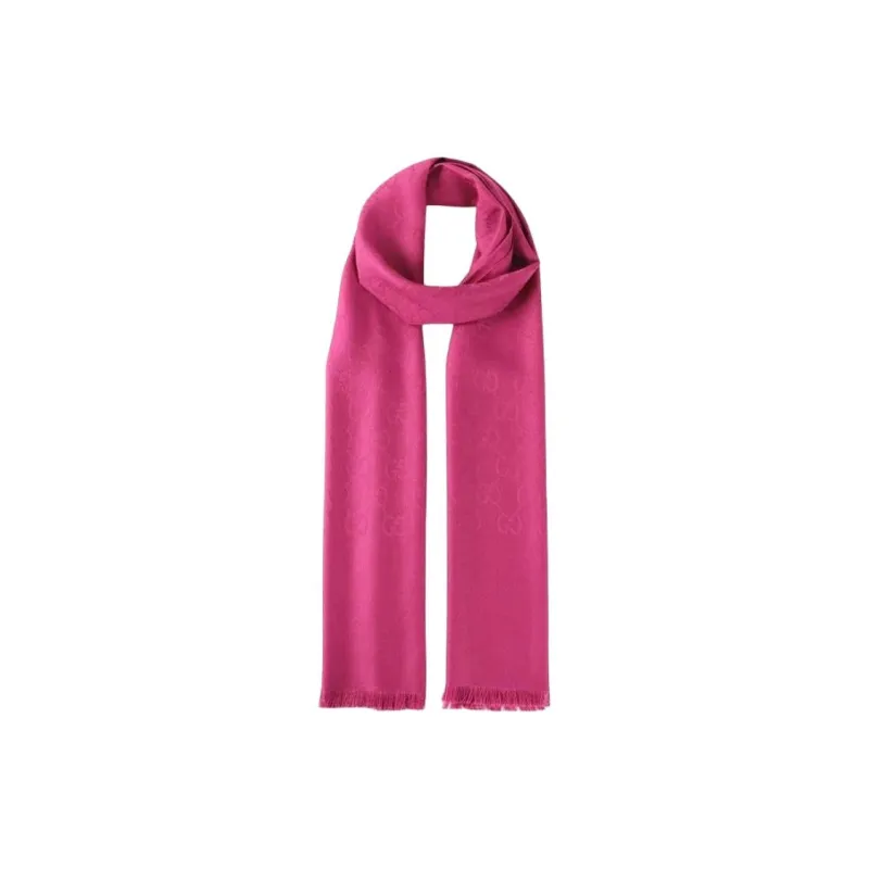 GUCCI Knit Scarves Unisex Fuchsia-0