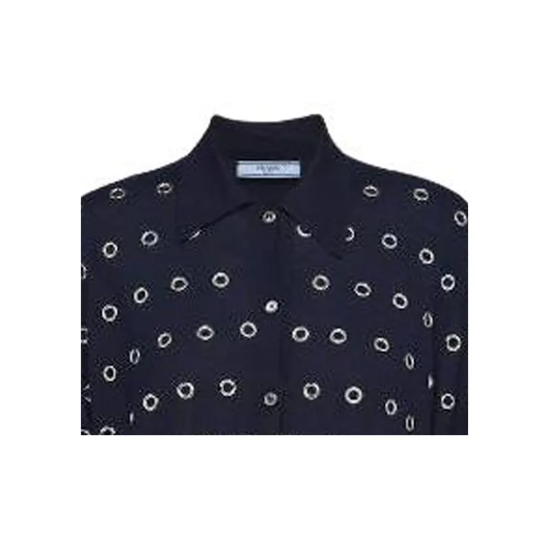 PRADA Polo Shirt Women's Marine-1