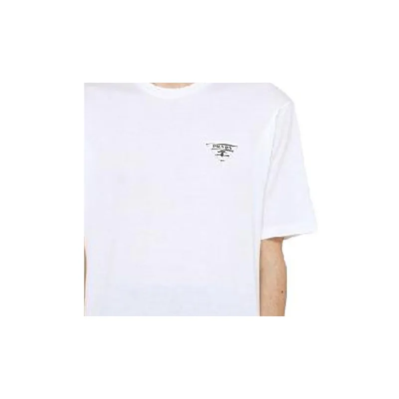 PRADA T-Shirts Men White-2