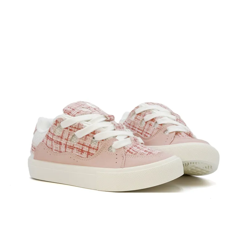 UNIITY Skateboard Shoes Women's Low Top Haze Pink-4