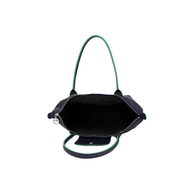 LONGCHAMP Le Pliage Xtra Cow Leather Tote Bag, Shopping Bag, Shoulder Bag, Handbag Medium Size Women's Marine Blue-5