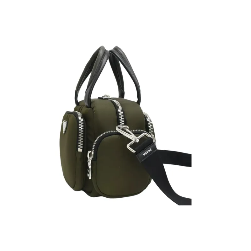 PRADA Nylon One Shoulder Handbags Women's Green-1