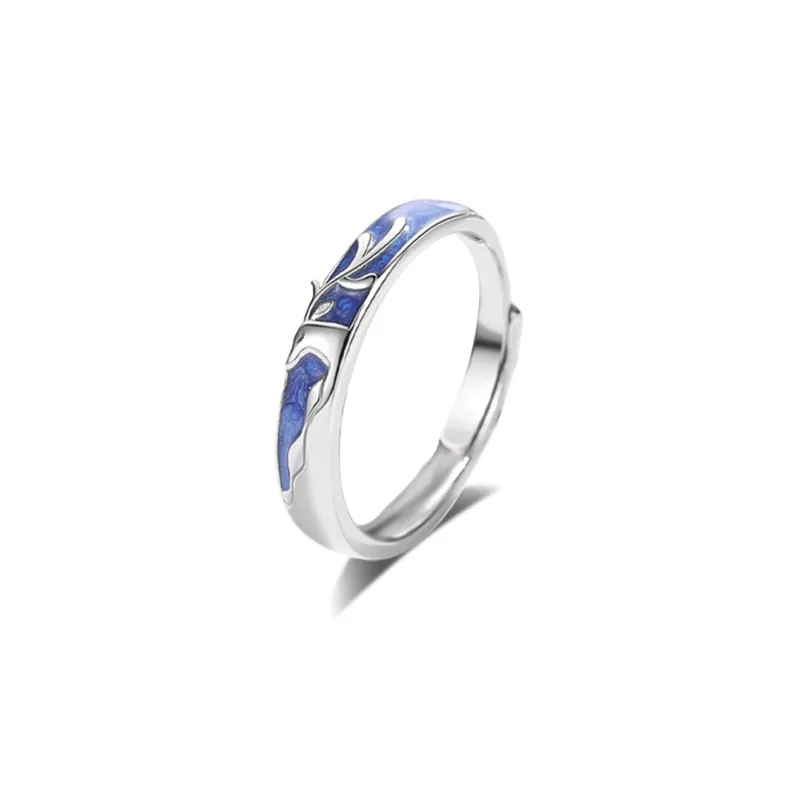 YOASOBI Pure Silver 999 Sterling Silver Rings Unisex-0