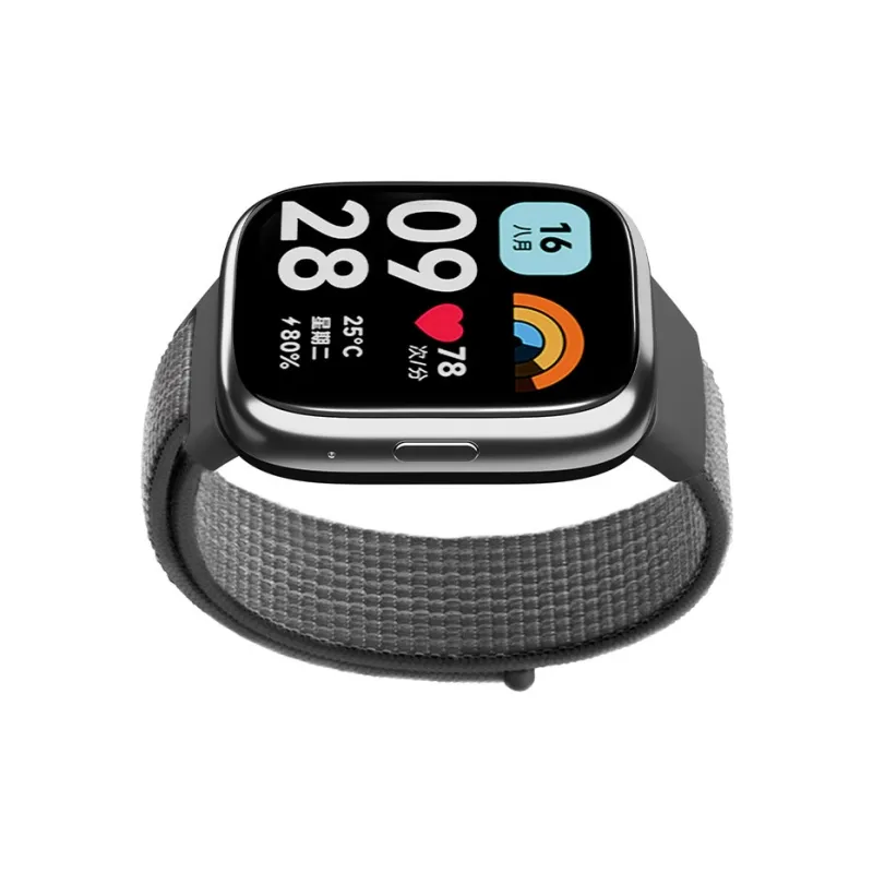 ZHENGGUANG Watch Band Apple Red Beige Compatibility Nylon Material-22