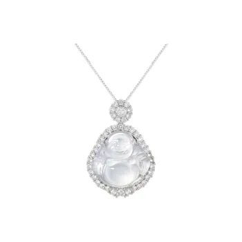 JUNWEN Chalcedony Necklaces Women's
