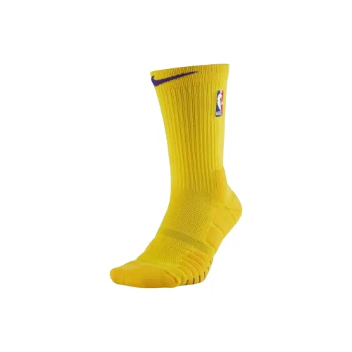 Nike x NBA Basketball Socks Unisex 1 Pack Yellow