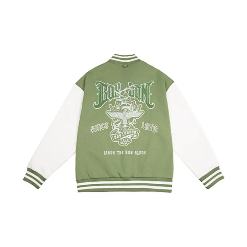 Boy London Baseball Jacket Unisex Green-1