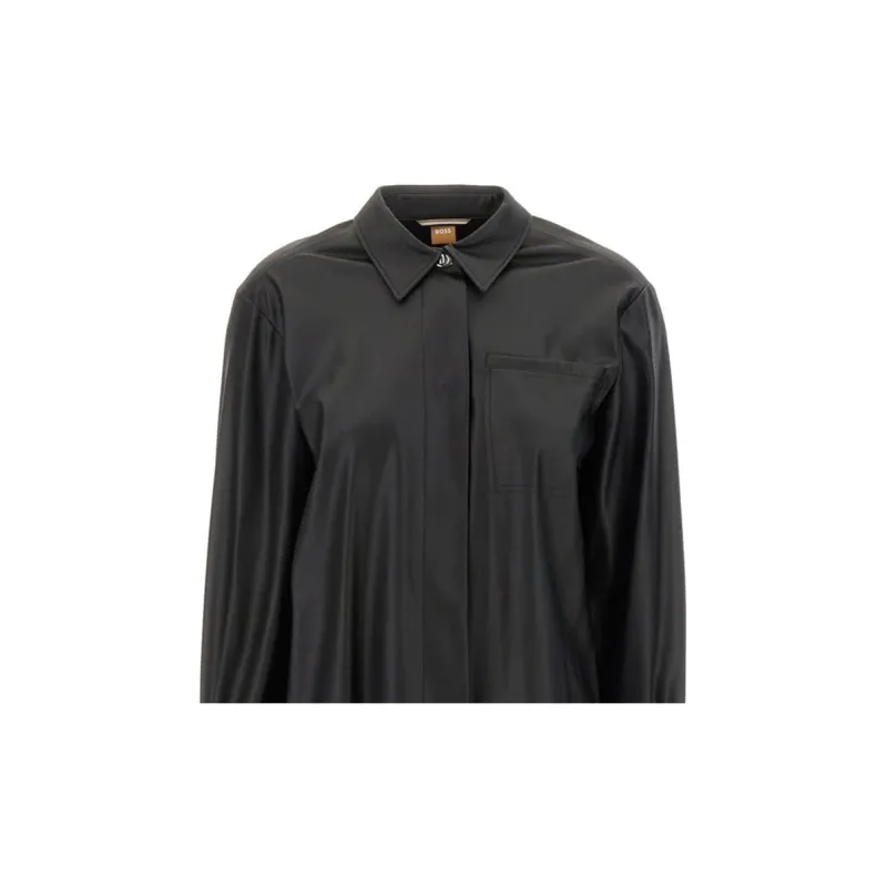 HUGO BOSS Long Sleeved Concealed Button Shirt-3