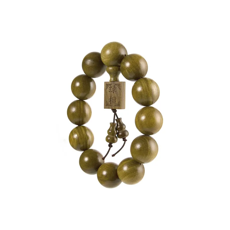 Crabs Green Sandalwood Wooden Bracelets Unisex-2