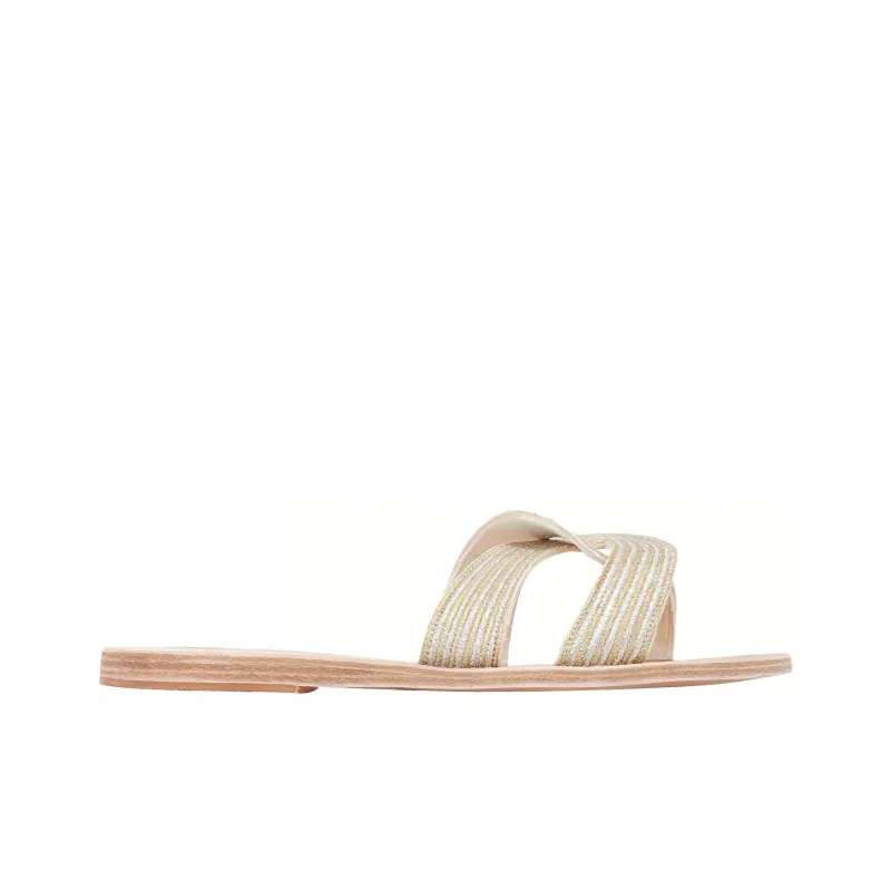 Ancient Greek Sandals Kentima Double-strap Slides-1
