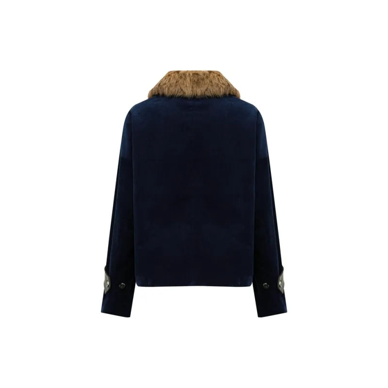 Lost In Echo Cropped Coats Women's-1
