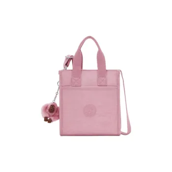 Kipling Polyamide Handbag Medium Size Women's Light Pink