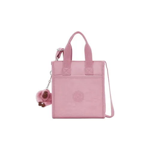 Kipling Polyamide Handbag Medium Size Women's Light Pink