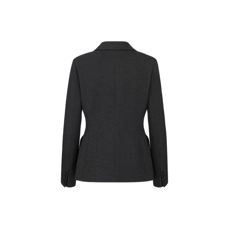 DIOR FW24 Business Suits Coats Women's Black-1
