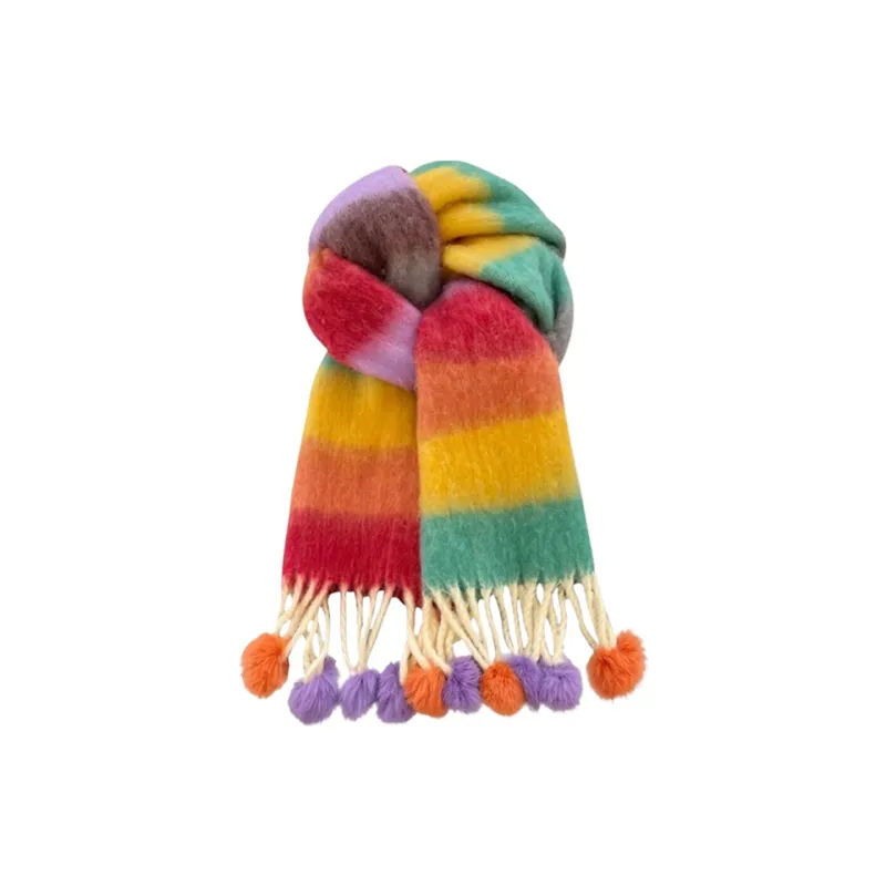 Yalu Polyester Knit Scarves Unisex Gift Box Set-1