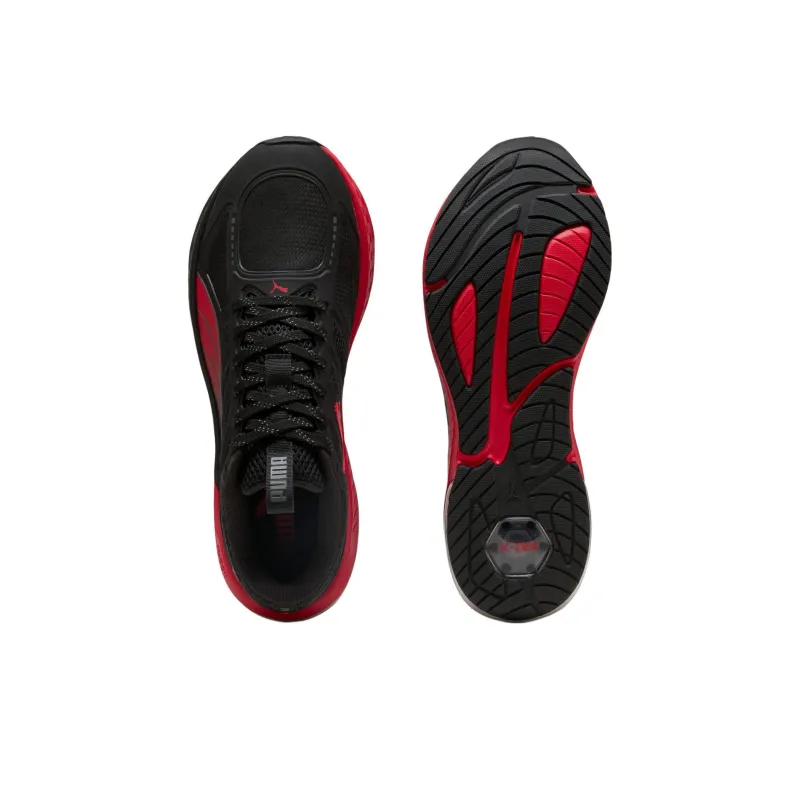 PUMA X Cell Lightspeed Anti Slip Wear Resistant Low Top Casual Running Shoes Unisex Black Red-3