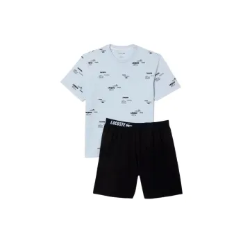 LACOSTE Pajama Set Men's Light Blue