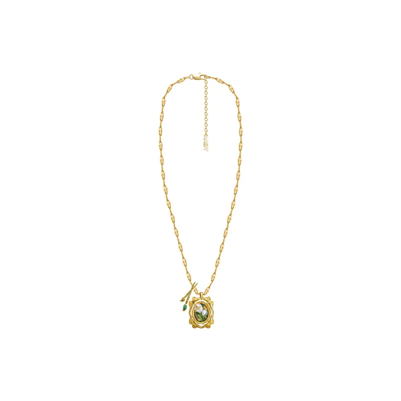 Masw Gold Plated Copper Necklaces Women's-0