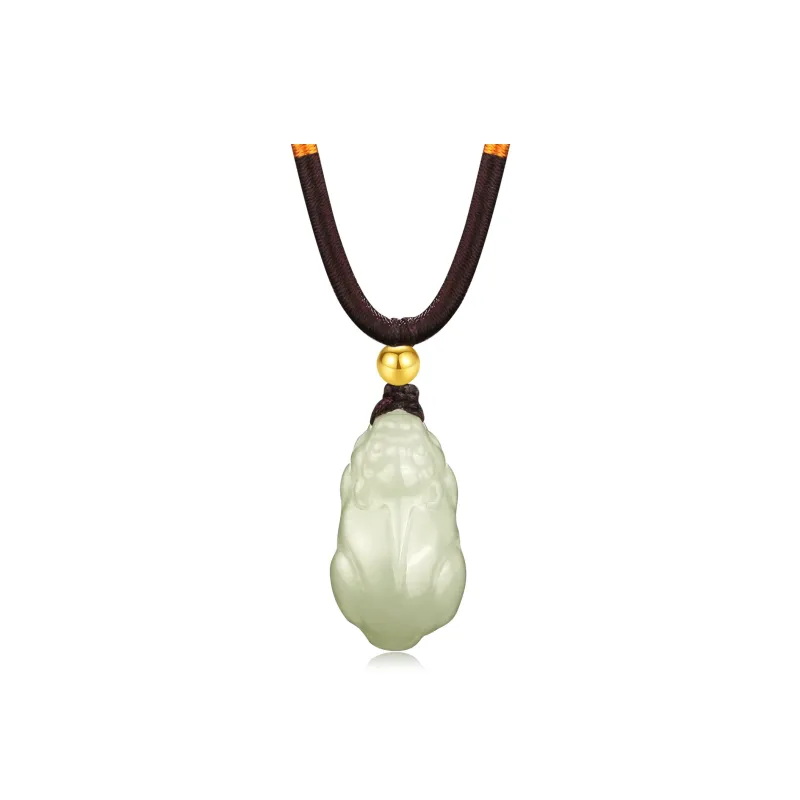 Lao Feng Xiang Hetian Jade White Jade/Pale Greenish White Jade Unisex-0