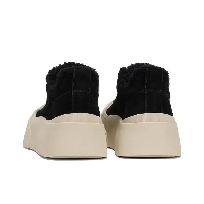 GG-CC Anti-Slip Wear-Resistant Low-Top Fleece-Lined Skateboard Shoes Women's-8