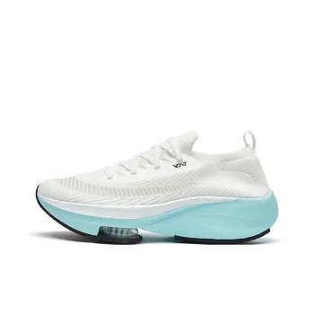 VOIT Cushioning, Slip Resistant, And Abrasion Resistant Low Top Running Shoes Unisex White Blue