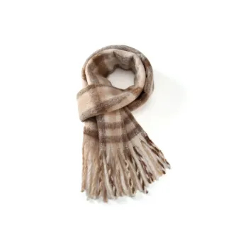 PISHUSHU Polyester Knit Scarves Unisex