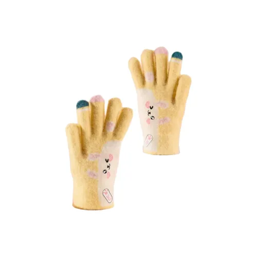 361° Polyamide Elastane Knit Gloves Kids' Light Pink/Light Yellow/Light Green