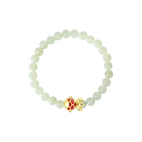 WEITIANXUAN Hetian Jade Bracelets White Jade/Pale Greenish White Jade Unisex