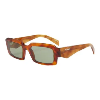 PRADA Acetate Square Sunglasses Men's Tortoiseshell