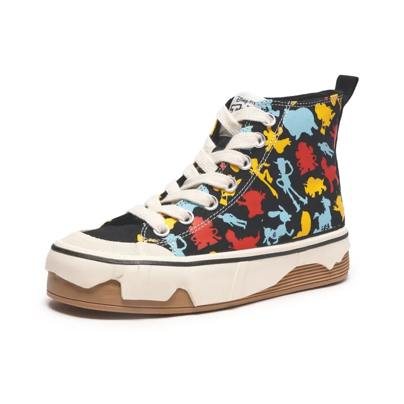 Disney x Hotwind Toy Story Series Mid Top Skateboard Shoes Women's-6