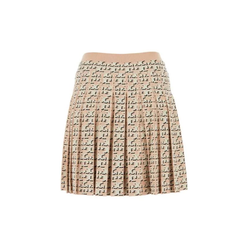 TORY BURCH T Monogram High Waist Mini Skirt-1