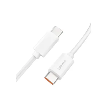 MEIZU Lifeme 5A Dual USB C Woven Fast Charging Cable Type c To Type c Durable Wire E Marker Chip Cables